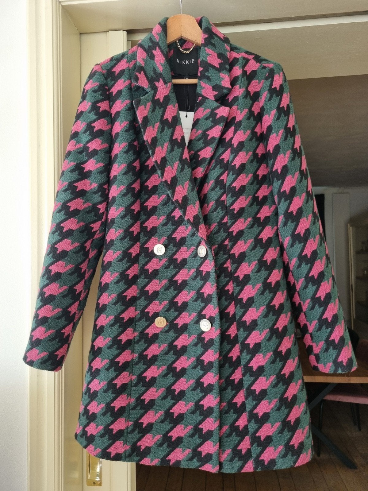 Nikkie blazerjurk ( blazer) Nieuw, Kleding | Dames, Ophalen, Zwart, Maat 42/44 (L), Zo goed als nieuw