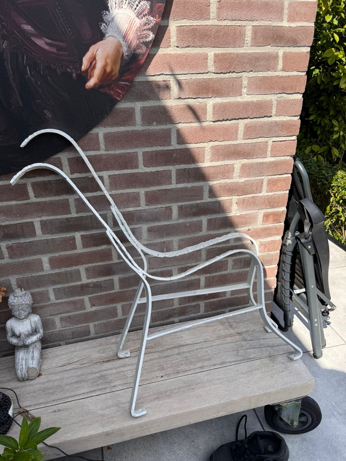 Onderdelen tuinbank parkbank, Tuin en Terras, Ophalen, Gebruikt