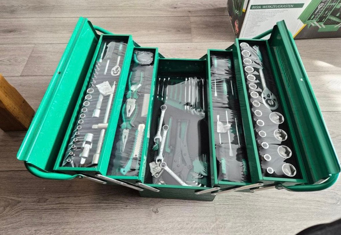 Nieuwe jungwille gereedschapskoffer doppenset, Ophalen of Verzenden, Nieuw
