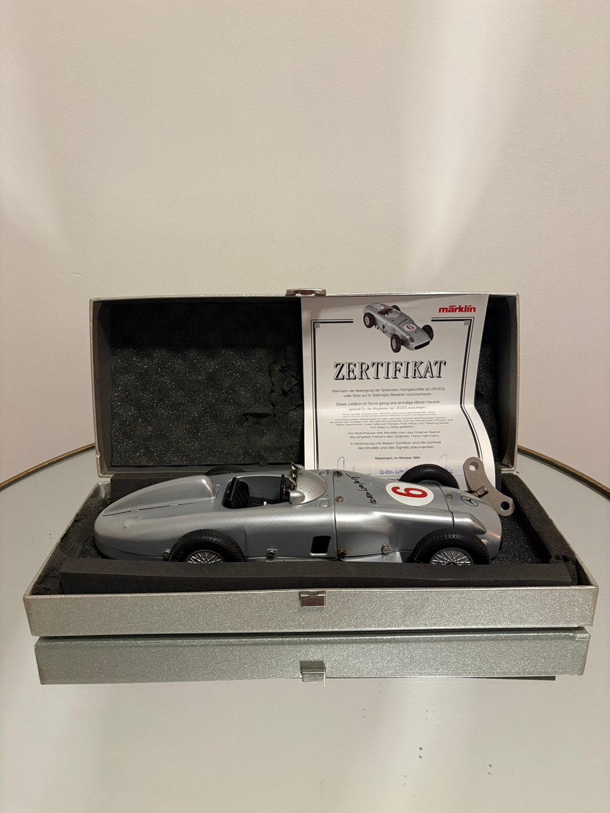 Märklin Mercedes W196 Silberpfeile, Ophalen, Zo goed als nieuw, Overige merken