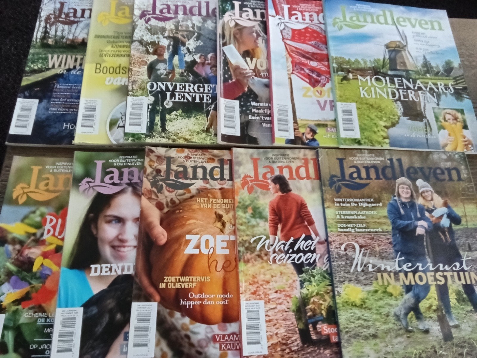 11x Landleven tijdschriften uit 2021, Boeken, Ophalen of Verzenden, Gelezen, Overige typen