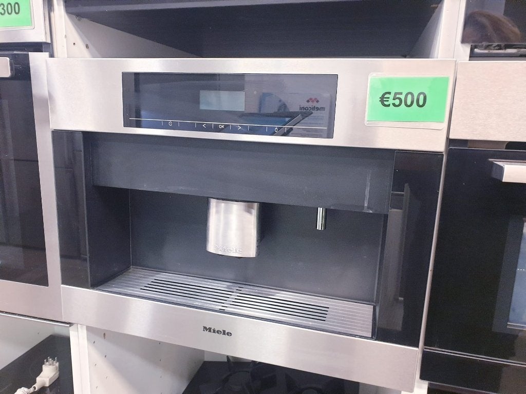 miele inbouw koffie machine INC GARANTIE, Ophalen, Zo goed als nieuw, Koffiemachine, Koffiebonen