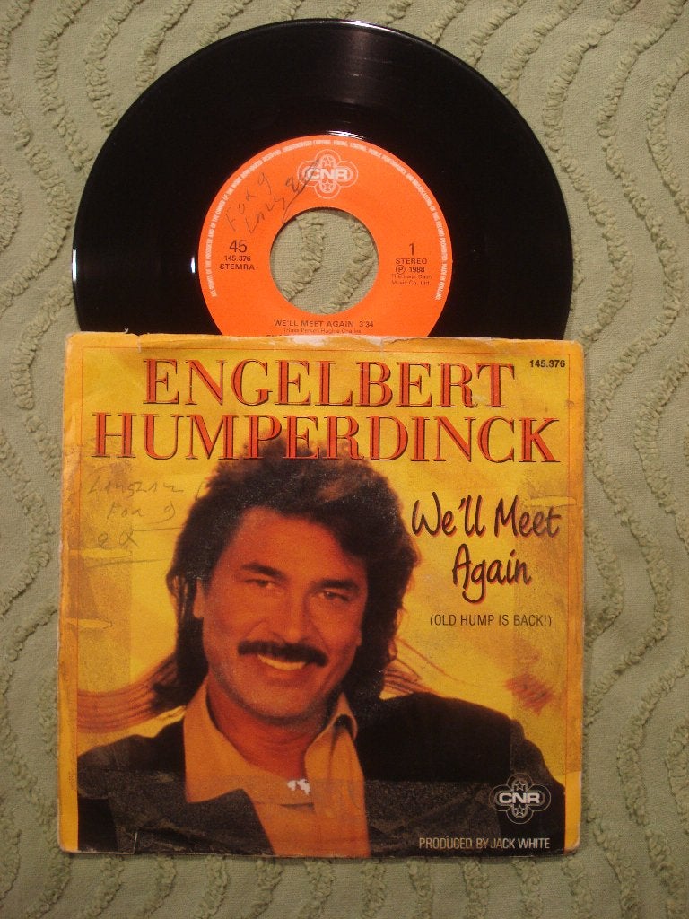 Engelbert Humperdinck 7" Single: ‘We’ll meet again’ (NL), Ophalen of Verzenden, Gebruikt, 7 inch, Pop