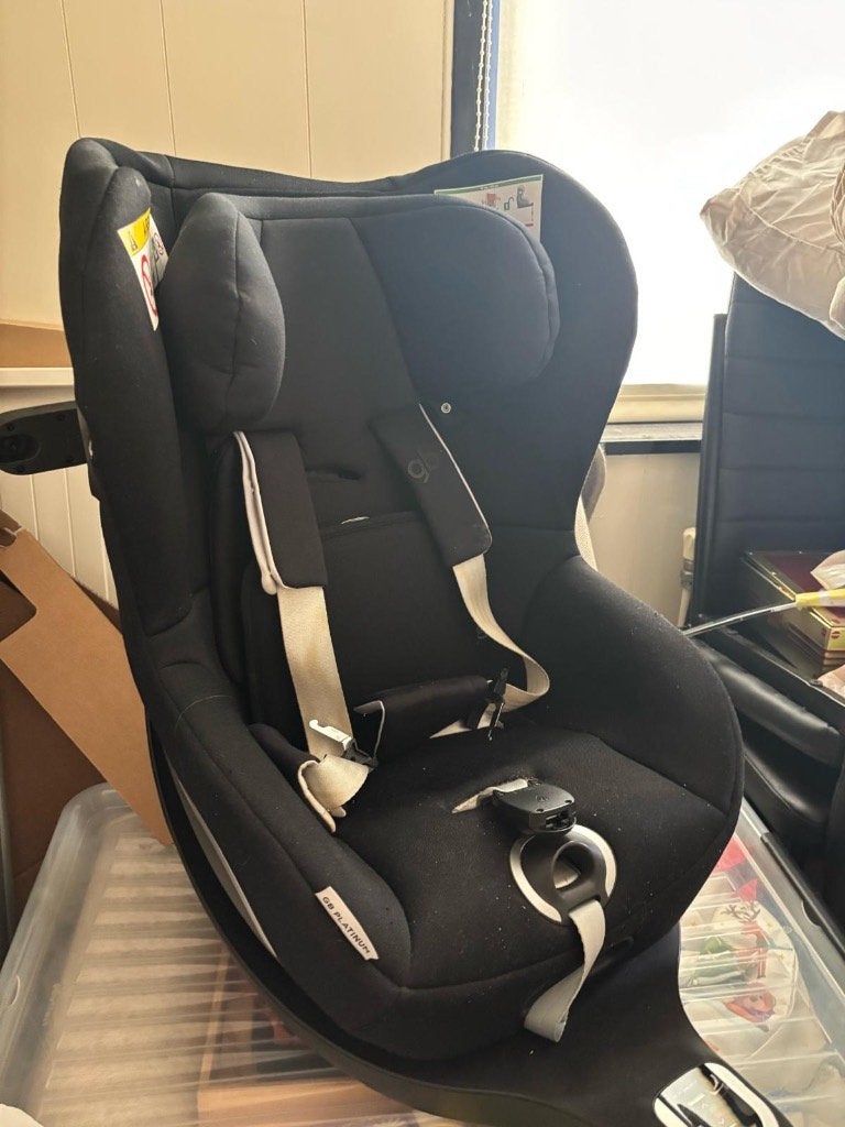 GB autostoel draaibaar (vanaf geboorte tot 105 cm lang), Gebruikt, Afneembare rugleuning, Isofix, 0 t/m 13 kg