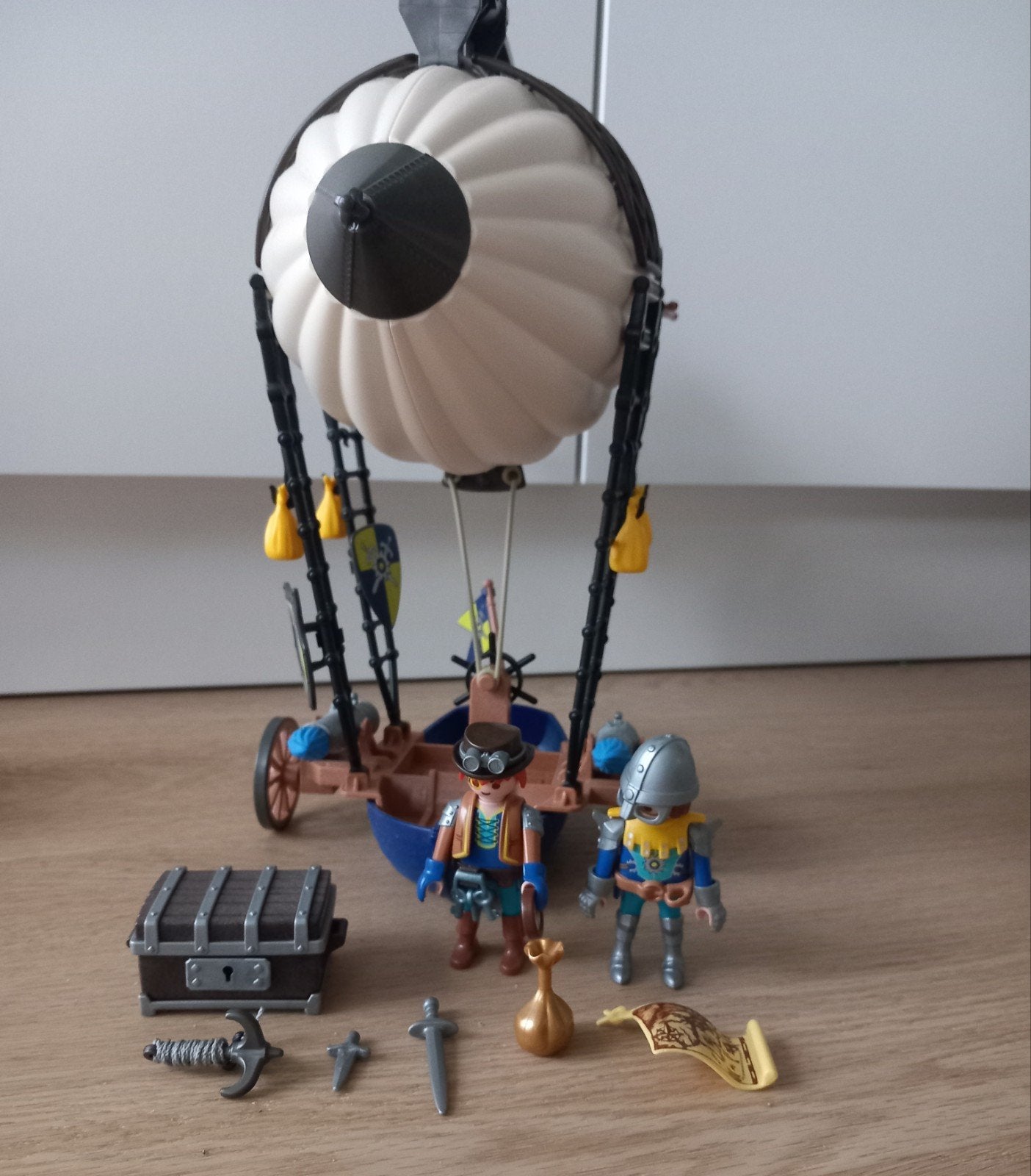 Zeppelin Novelmore Playmobil 70642, Complete set, Ophalen of Verzenden, Zo goed als nieuw, Boot/Schip