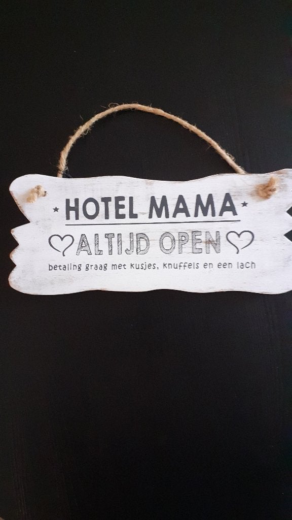 Hotel Mama Decoratiebord, Huis en Inrichting, Ophalen of Verzenden, Nieuw