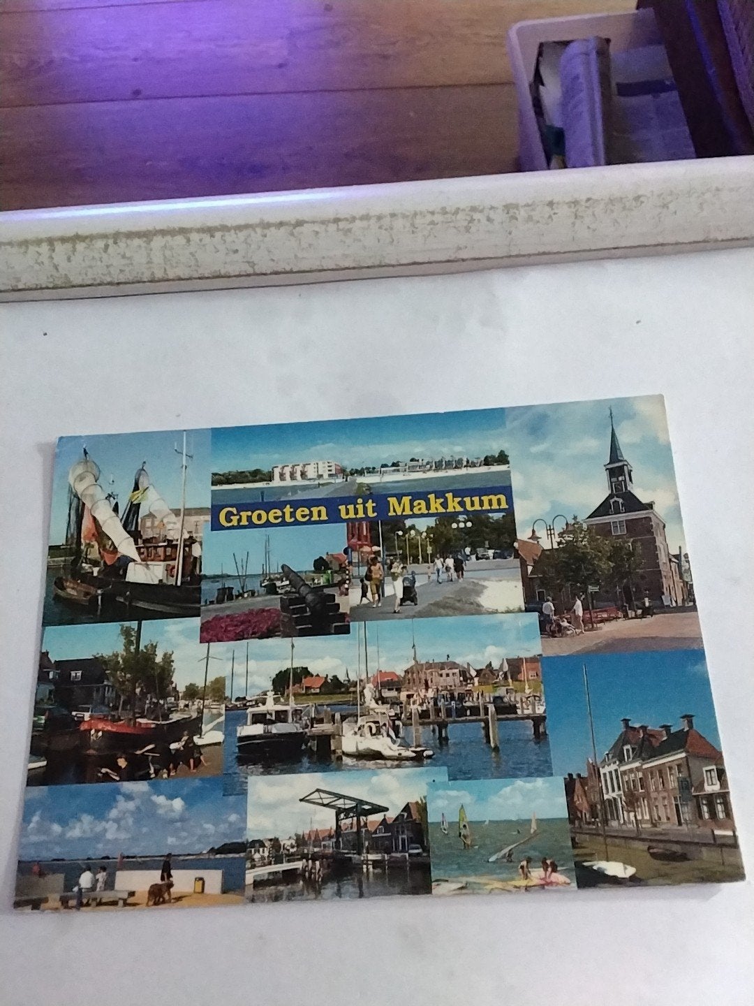 Oude ansichtkaart Groeten uit Makkum 2008, Ophalen of Verzenden