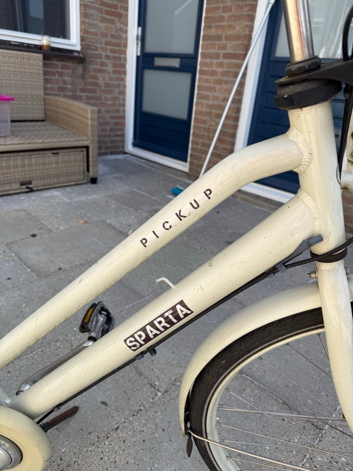 Sparta Pick-Up Transportfiets - Crème, Ophalen, Terugtraprem, Sparta, Gebruikt