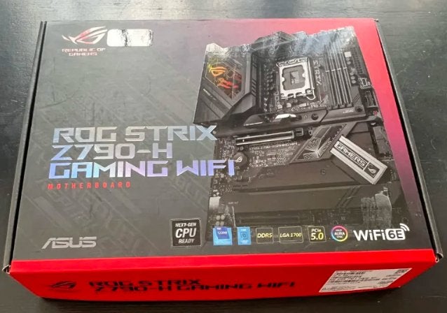 ASUS ROG STRIX Z790-H GAMING WIFI Nieuw Geseald, Ophalen, LGA 1700, Nieuw, ATX