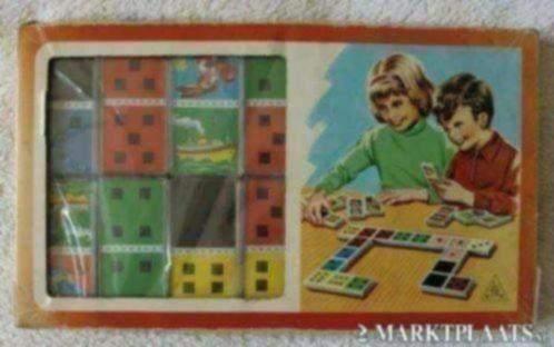 Eichhorn Plastic Domino grote stenen - Vintage (jaren '60?), Ophalen of Verzenden