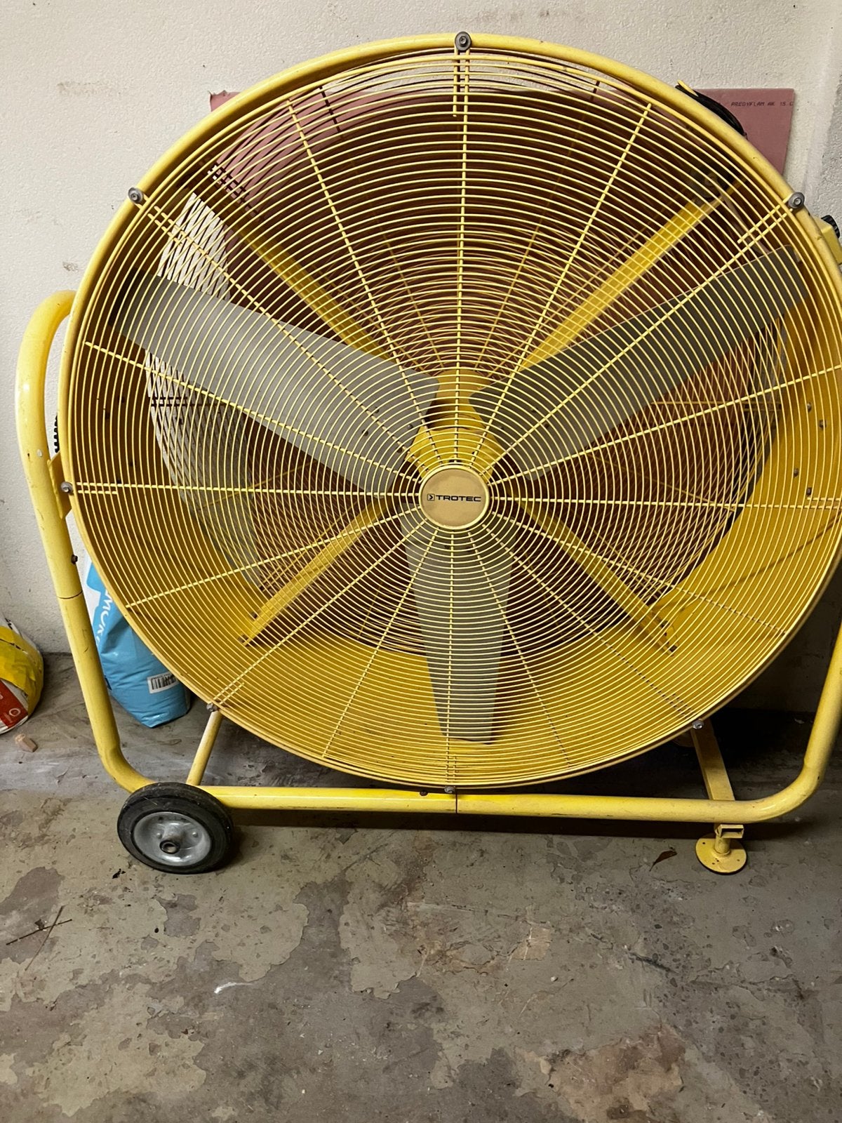 Bouwventilator, Witgoed en Apparatuur, Ventilatoren, Zo goed als nieuw, Plafondventilator, Ophalen of Verzenden