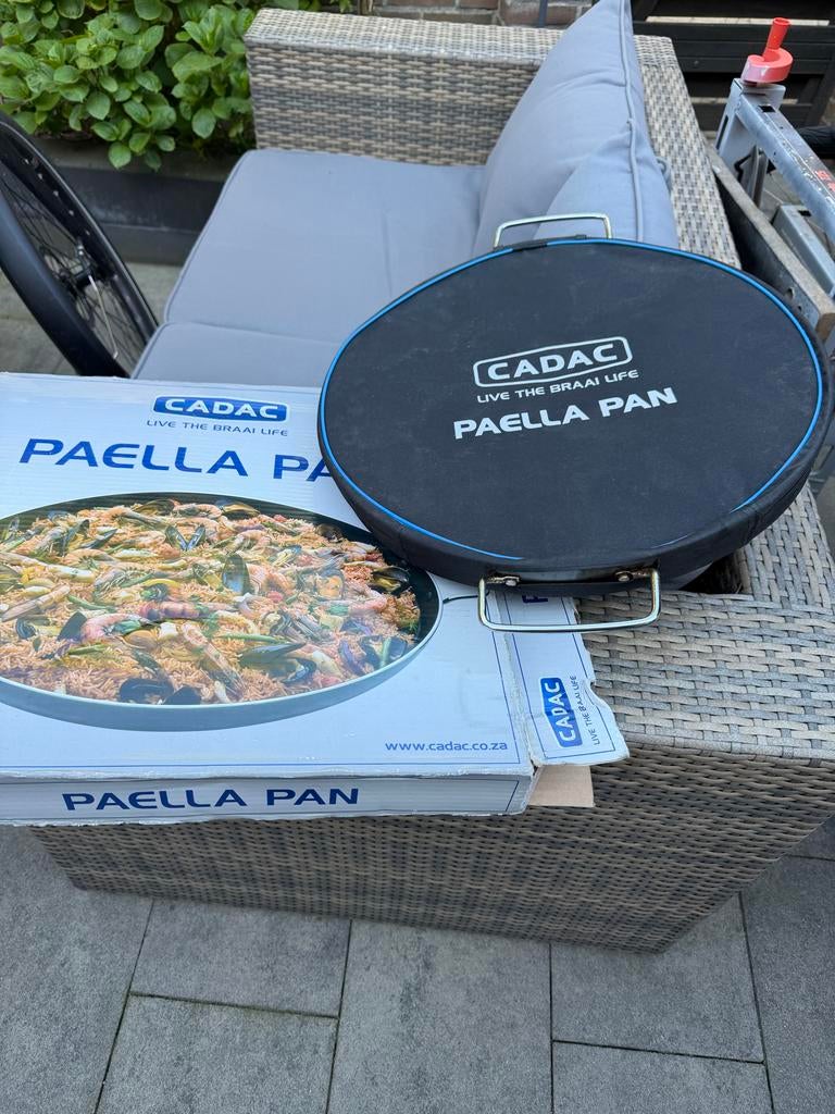 Cadac Paella Pan met draagtas - Zo goed als nieuw, Tuin en Terras, Barbecue-accessoires, Ophalen of Verzenden, Zo goed als nieuw