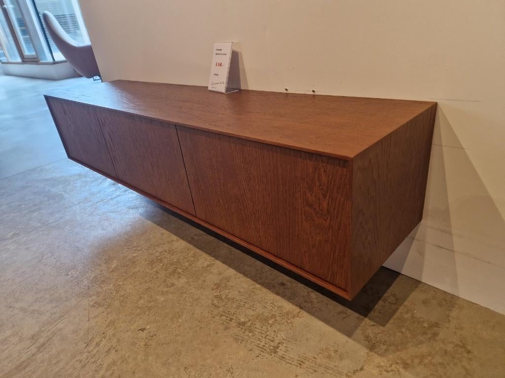 TV - hang kast ( 2 stuks ) nieuw uit toonzaal, Ophalen, Eikenhout, Nieuw, Minder dan 100 cm