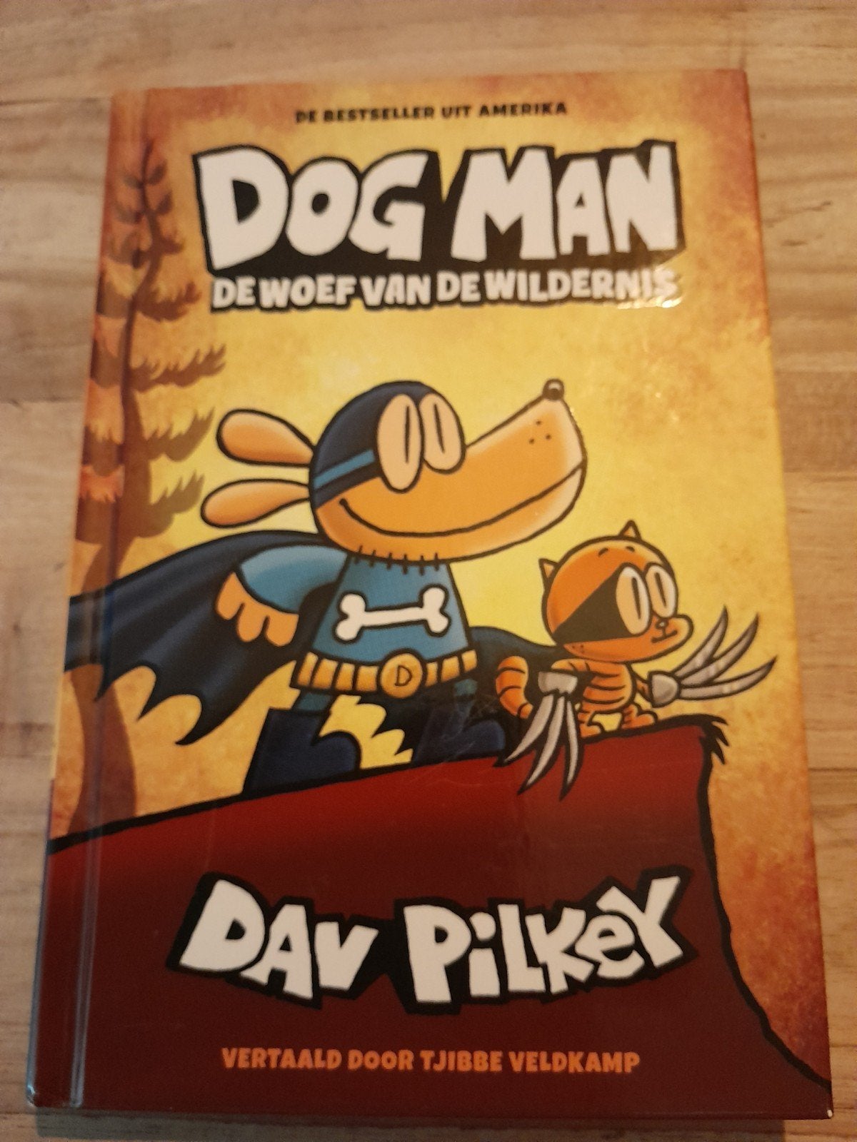 Dog Man: De Woef van de Wildernis - Dav Pilkey, Ophalen of Verzenden, Zo goed als nieuw, Dav Pilkey, Fictie algemeen