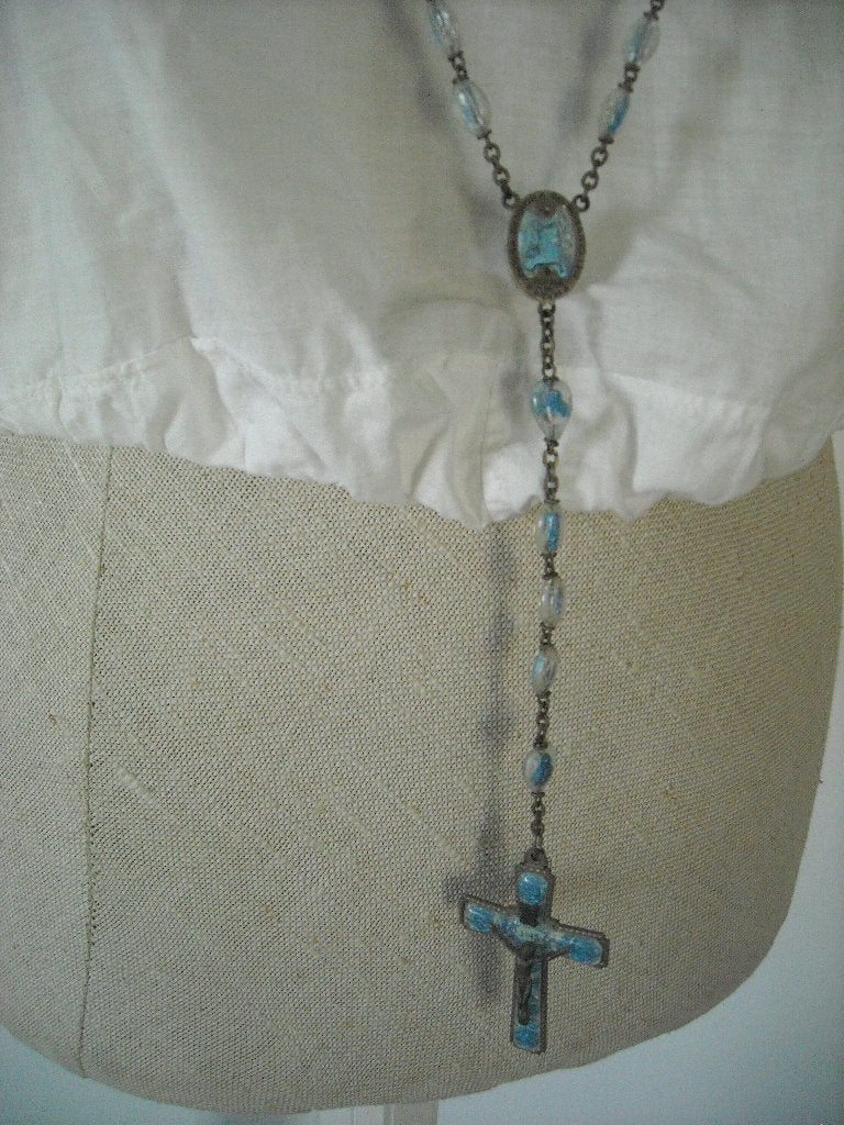 antieke vintage rozenkrans, Ophalen of Verzenden