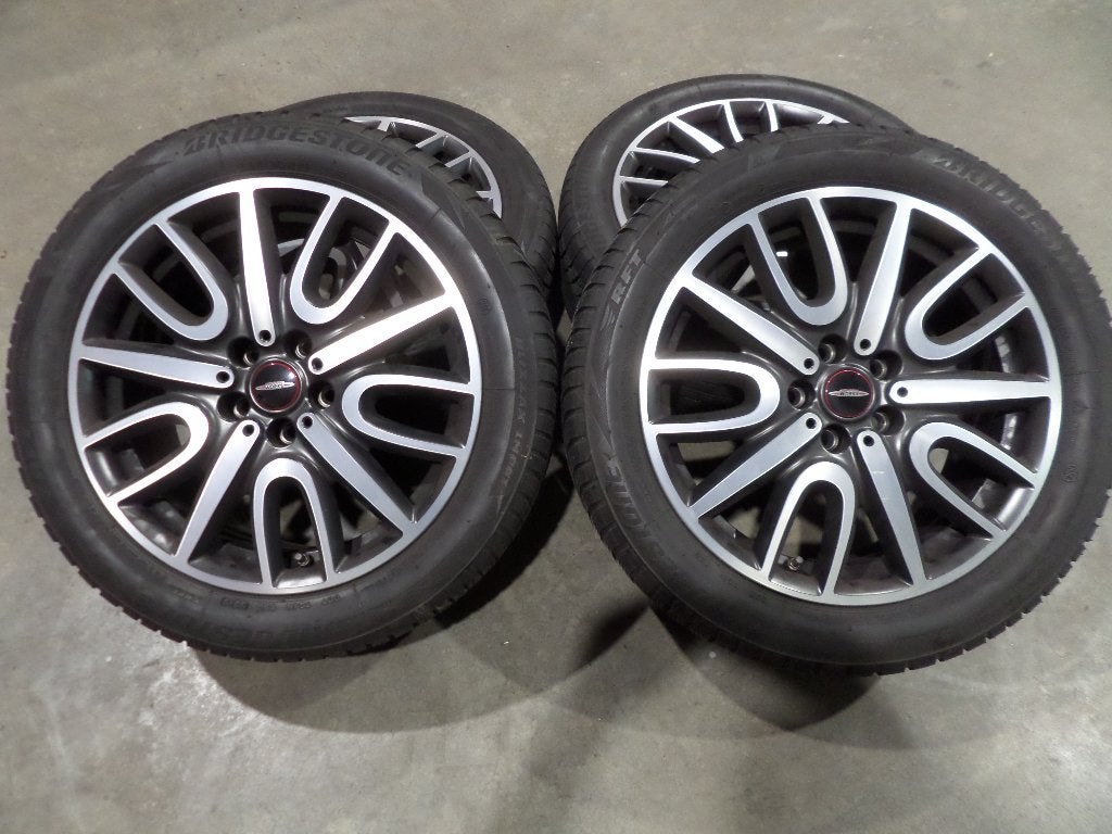 Origineel 18" Countryman F60 JCW Works velgen + Winterbanden, 18 inch, Banden en Velgen, Personenwagen, 225 mm