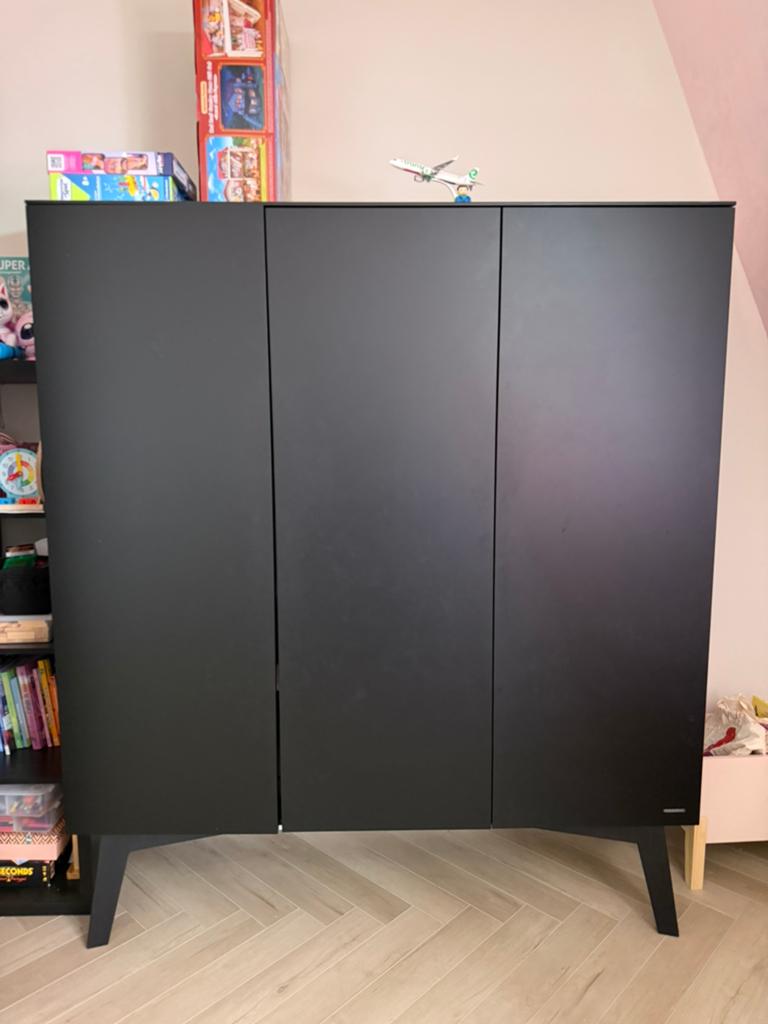 Kidsmill 3 deurs kledingkast babypark zgan, Ophalen, Zo goed als nieuw, 50 tot 75 cm, 150 tot 200 cm