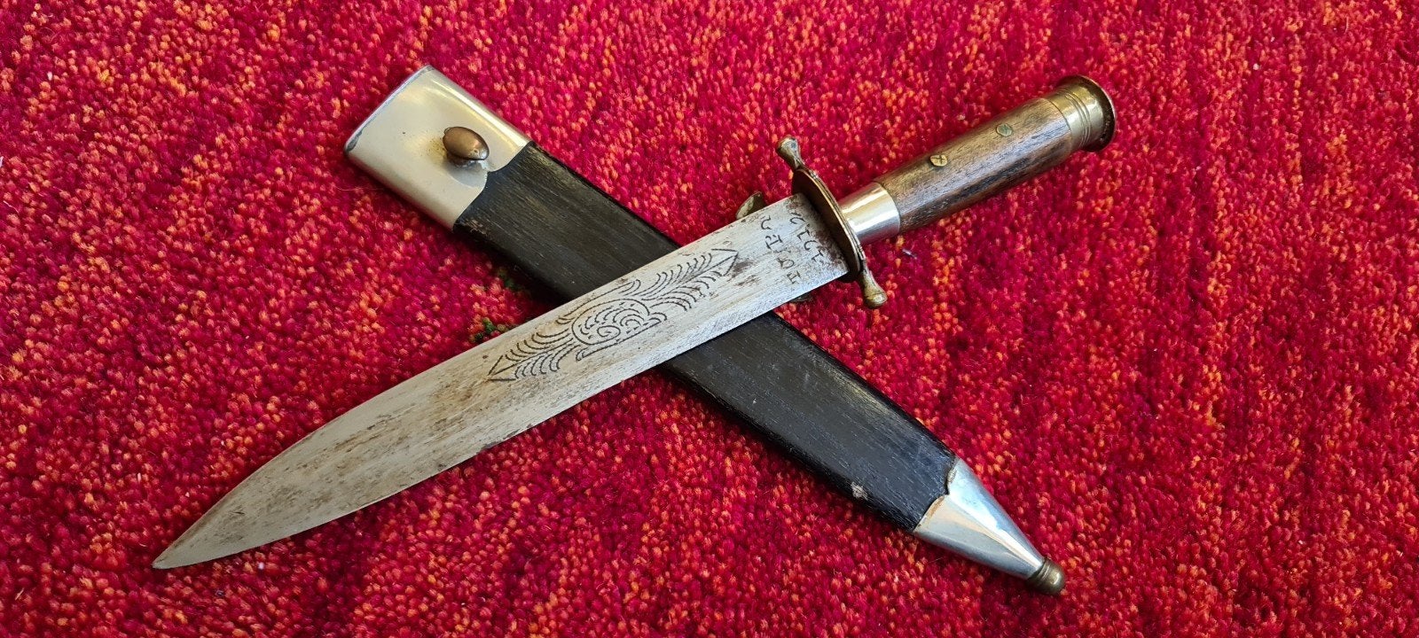 Zeldzame Indonesische Dolk Tjikeroeh 1900-1920, Verzamelen, Ophalen of Verzenden