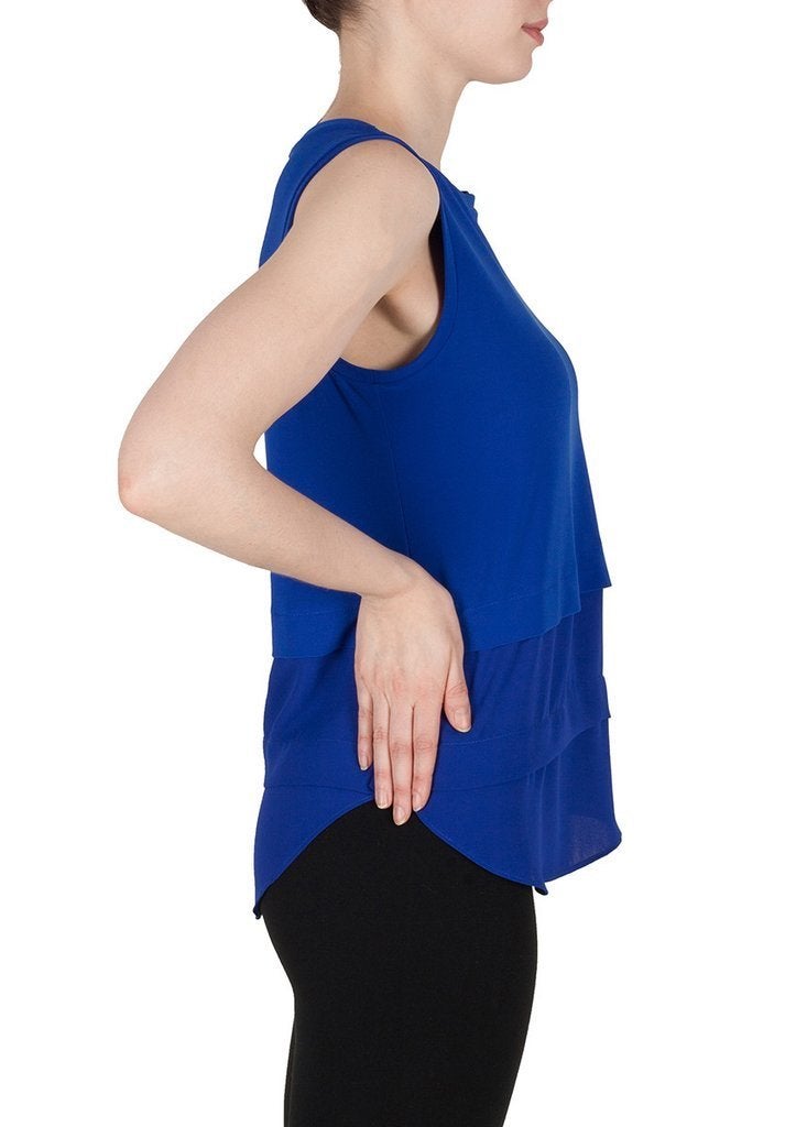 Joseph Ribkoff chique blauwe top mt 36 valt mt 38, Maat 38/40 (M), ., Joseph Ribkoff, Nieuw