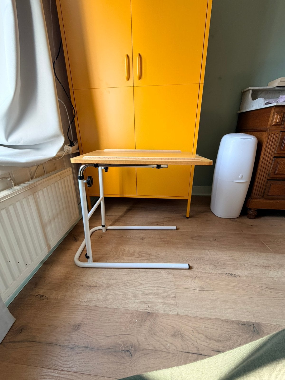 Bedtafel, aanschuiftafel, laptoptafel thuiszorg, verstelbaar, Ophalen, Nieuw
