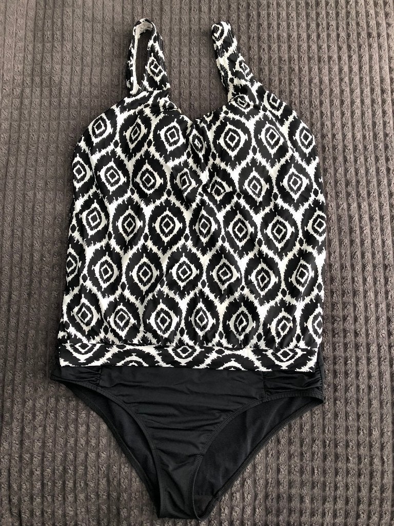 Tankini 40/42, Kleding | Dames, Badmode en Zwemkleding, Verzenden, Zo goed als nieuw, Zwart, Badpak