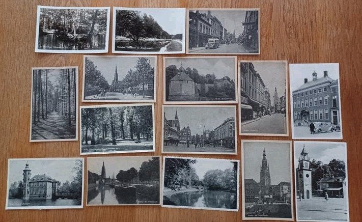 25  anzichtkaarten kaarten van Breda, Ophalen of Verzenden, Voor 1940, Overige onderwerpen
