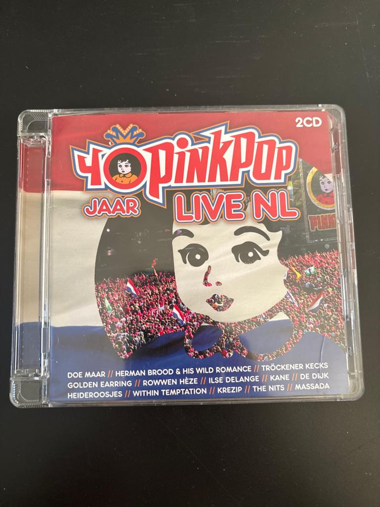 40 Jaar Pinkpop Live NL 2CD - Diverse Artiesten, Ophalen of Verzenden, Zo goed als nieuw