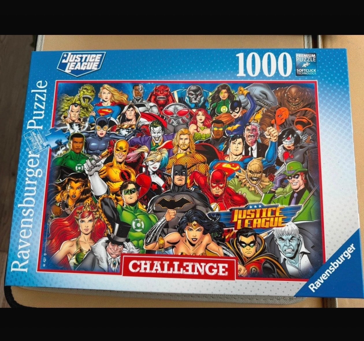 Ravensburger Justice League Challenge Puzzel 1000 stukjes, Hobby en Vrije tijd, Denksport en Puzzels, Ophalen of Verzenden, 500 t/m 1500 stukjes
