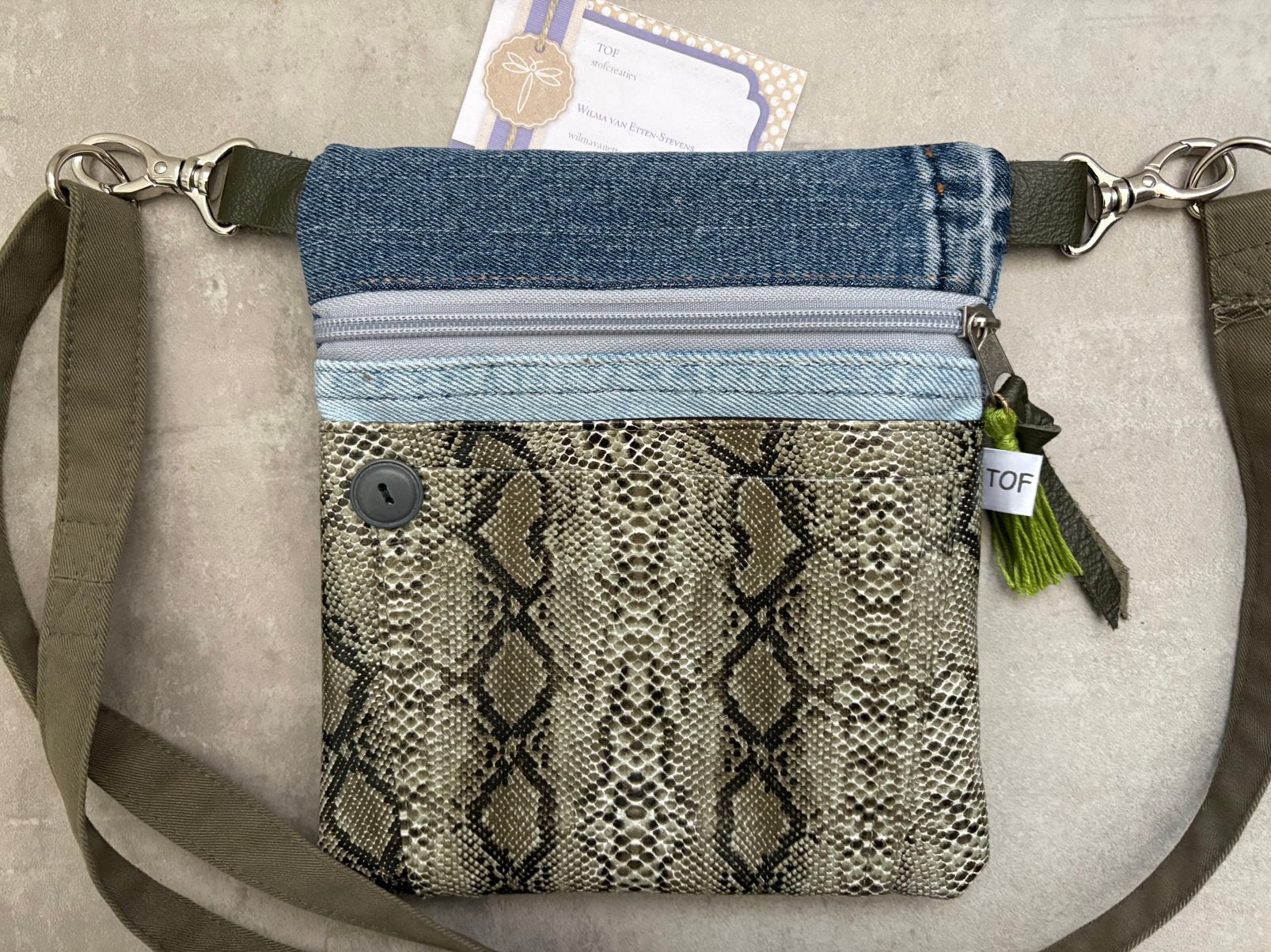 HEUPTASJE / ZORGTASJE/ BUIDELTASJE / FESTIVALTASJE /TOF tas, Sieraden, Tassen en Uiterlijk, Ophalen of Verzenden, Nieuw, Overige merken
