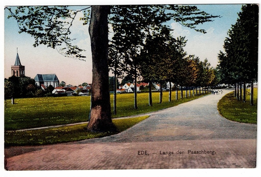 Ede 1910. Langs den Paaschberg., Ophalen of Verzenden, Voor 1920, Ongelopen, Gelderland