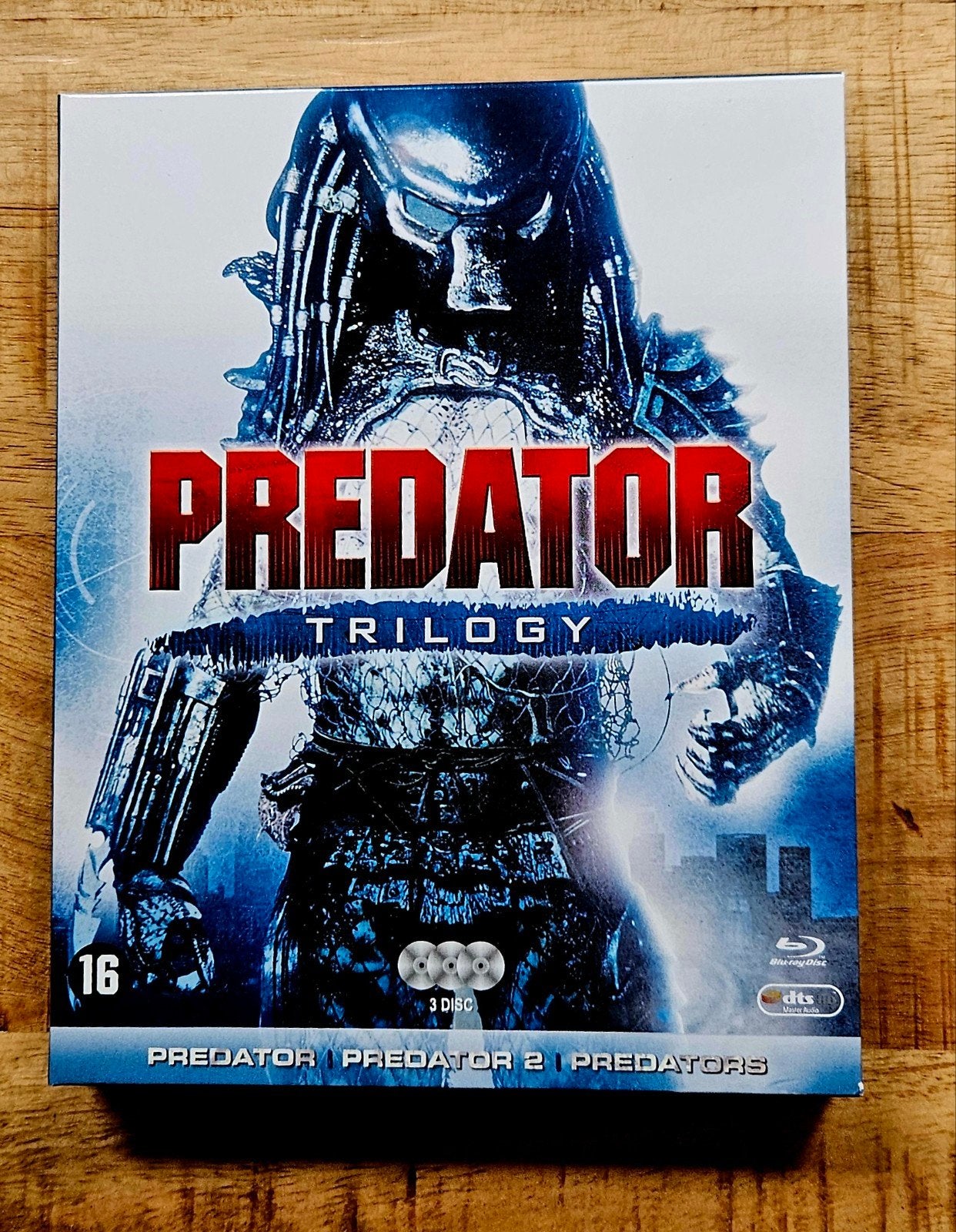Predator Trilogy Blu-ray (3 discs), Ophalen of Verzenden, Zo goed als nieuw, Engels, Italiaans