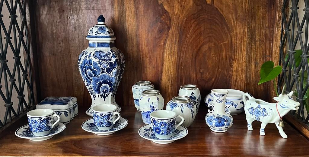 Delfs blauw servies, Ophalen, Zo goed als nieuw, Overige stijlen, Overige typen