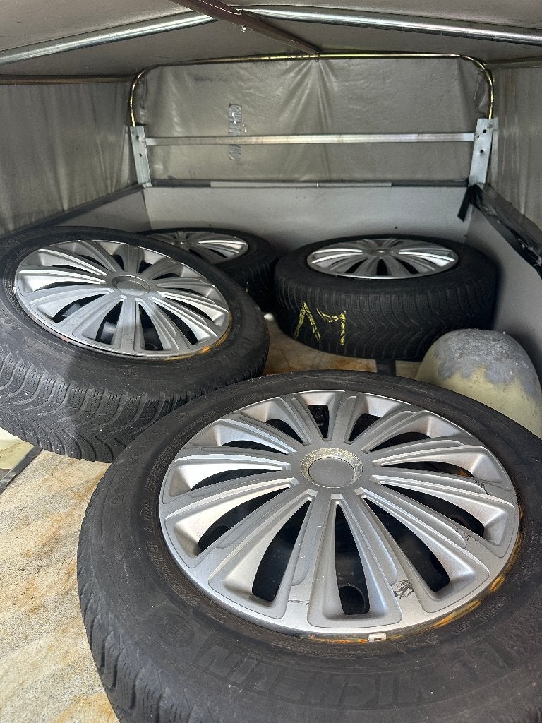 winterbanden op stalen velgen, Ophalen, Gebruikt, 16 inch, Banden en Velgen