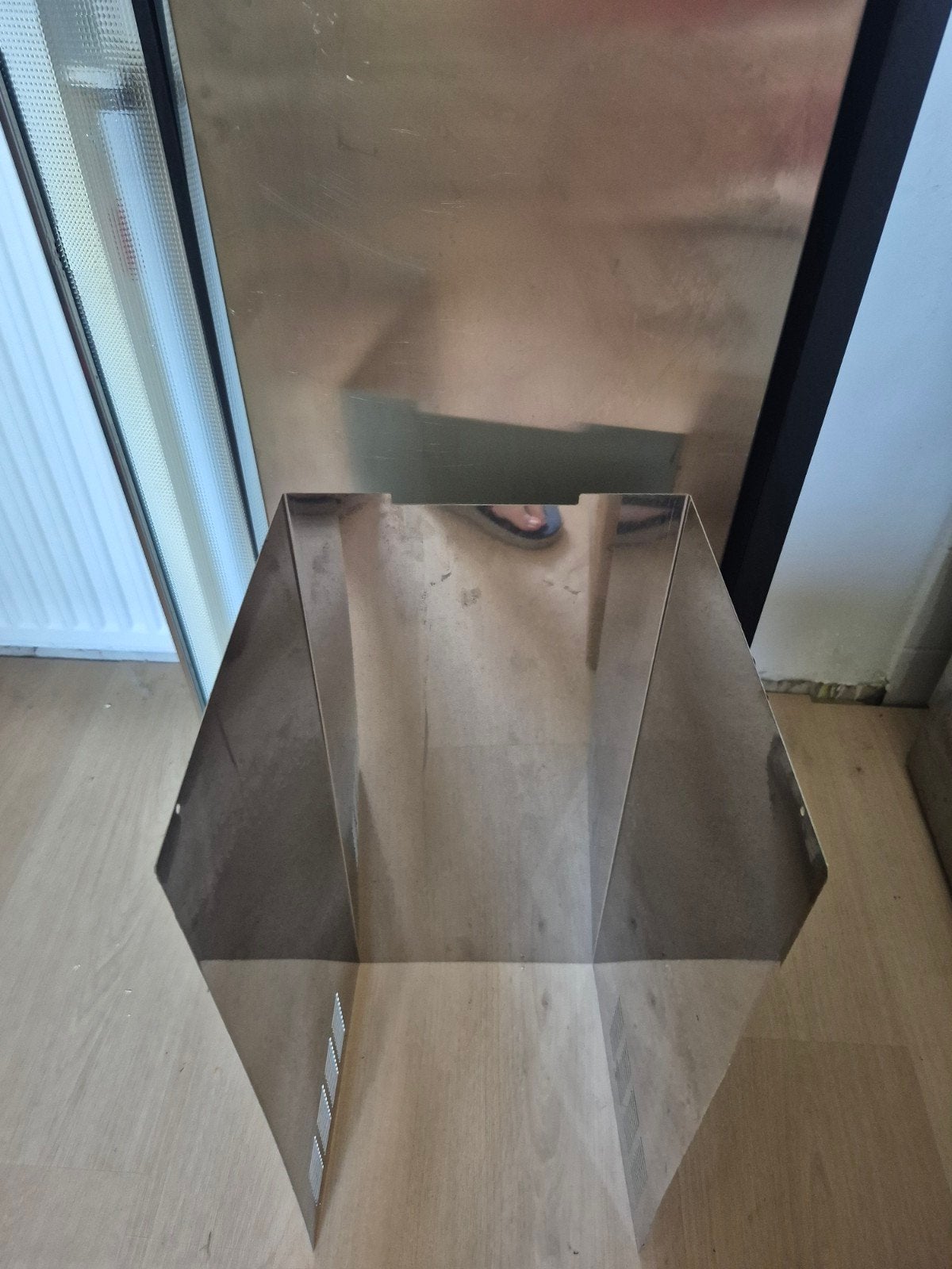 Proffesionele en stille Itho Afzuigkap RVS 90cm, Witgoed en Apparatuur, Afzuigkappen, Ophalen, Gebruikt, Vrijstaand, Motor
