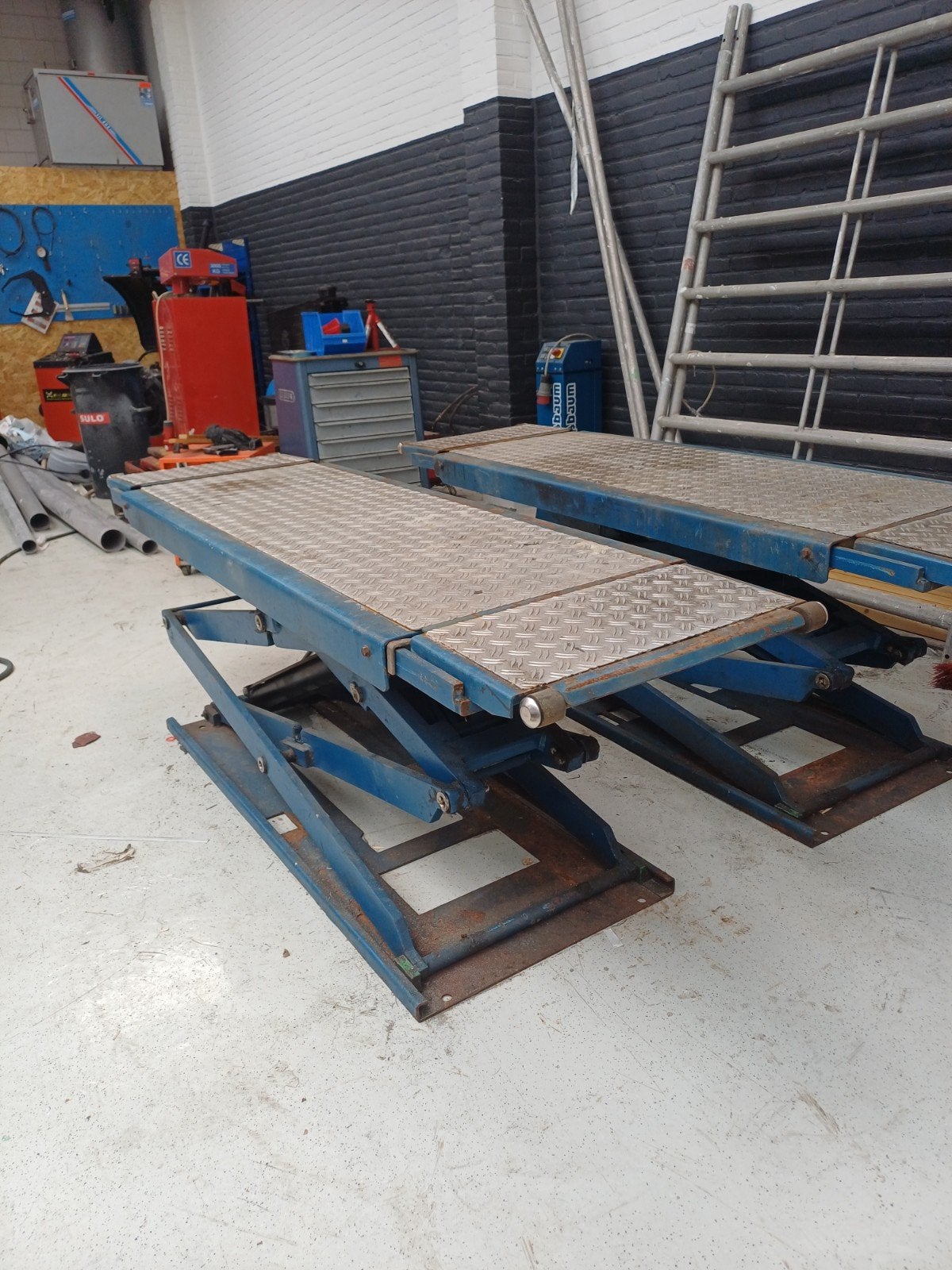 Nussbaum Jumbo Lift 3000 kg schaarhefbrug, Auto diversen, Ophalen, Gebruikt, Elektrisch, Schaarkrik