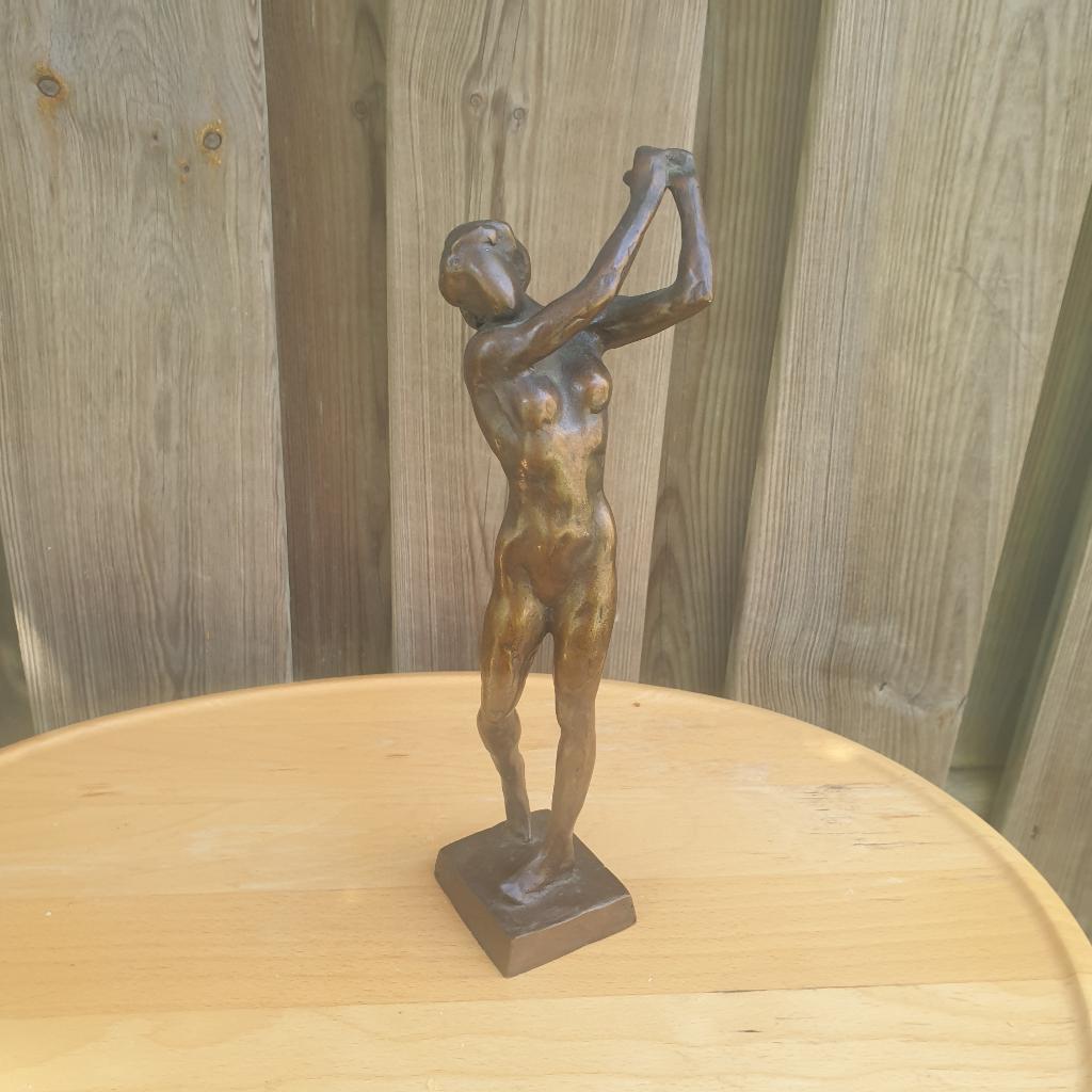 Kees Verkade beeld   de Swing, Ophalen, Brons, 20 - 50 cm, Beeld