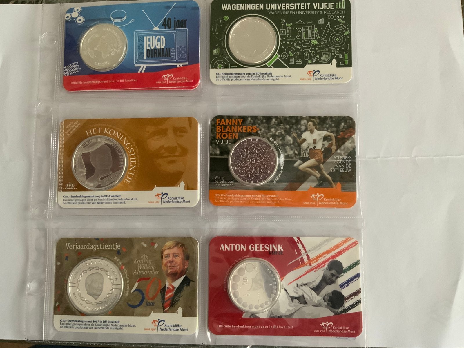 DIVERSE COINCARDS BU., Ophalen of Verzenden, Overige landen, 2 euro