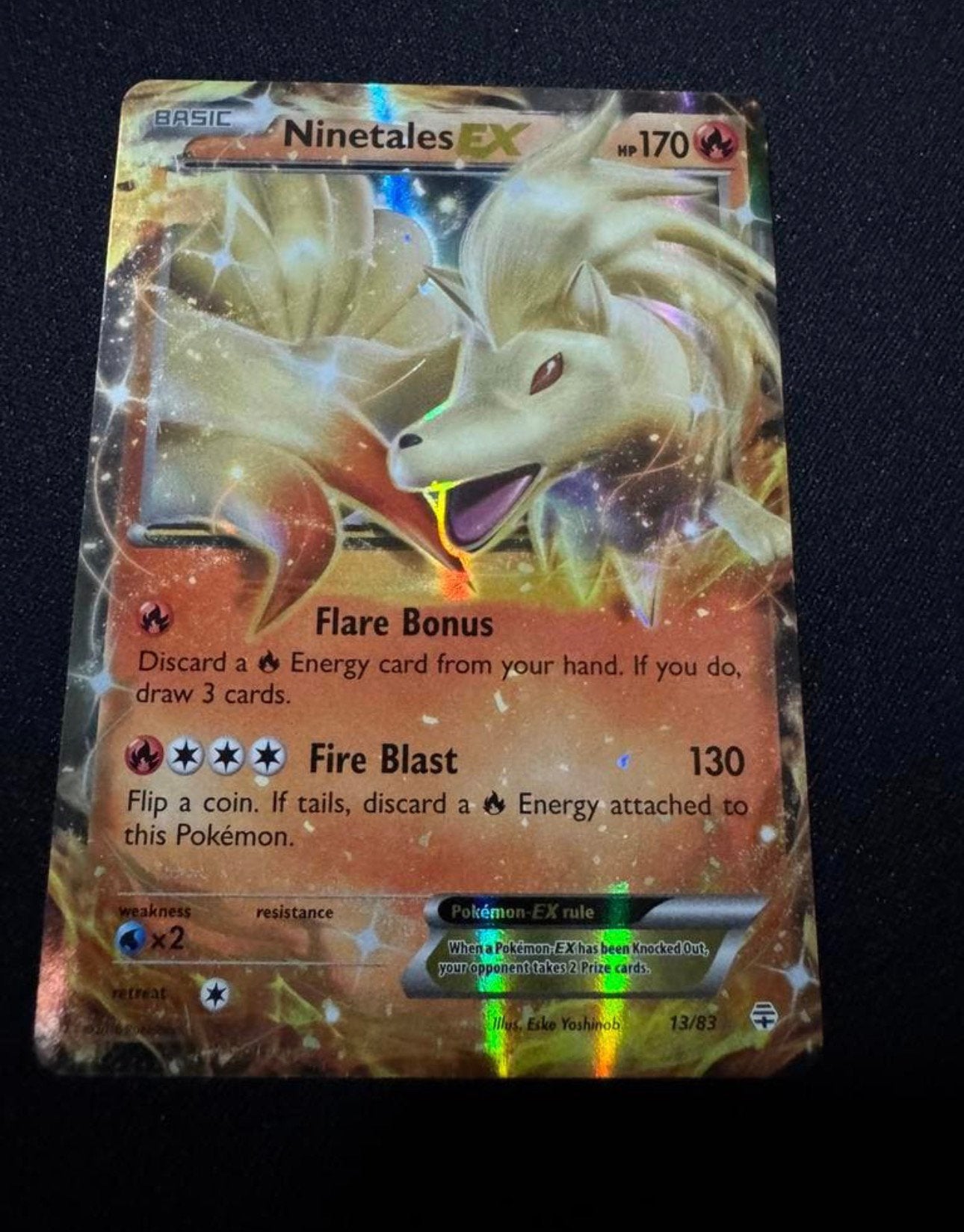 Ninetales EX (GEN 13), Hobby en Vrije tijd, Verzamelkaartspellen | Pokémon, Ophalen of Verzenden, Zo goed als nieuw