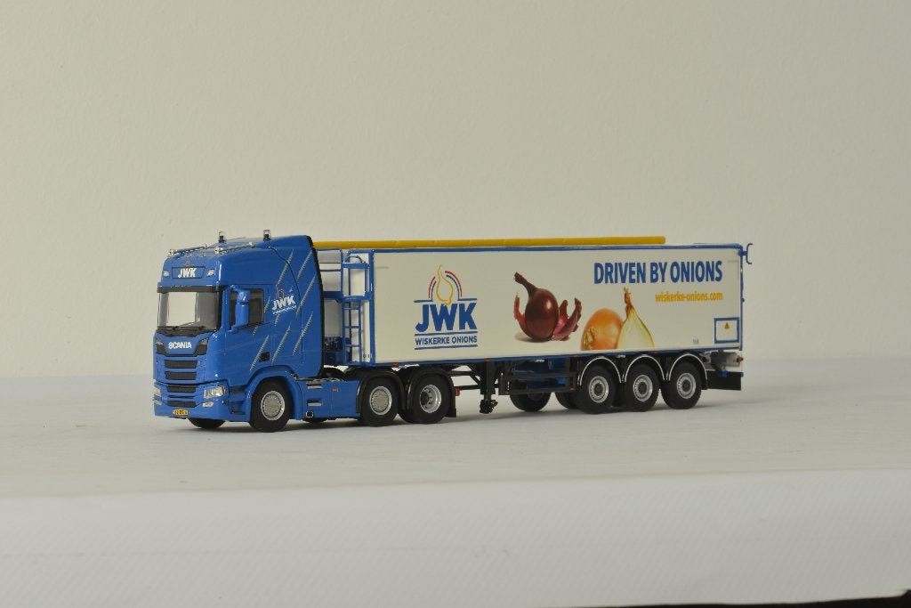 Te koop gevraagd Scania R Higline 6x2 met onderlosser JWK, Ophalen of Verzenden, Nieuw, Bus of Vrachtwagen, Wsi