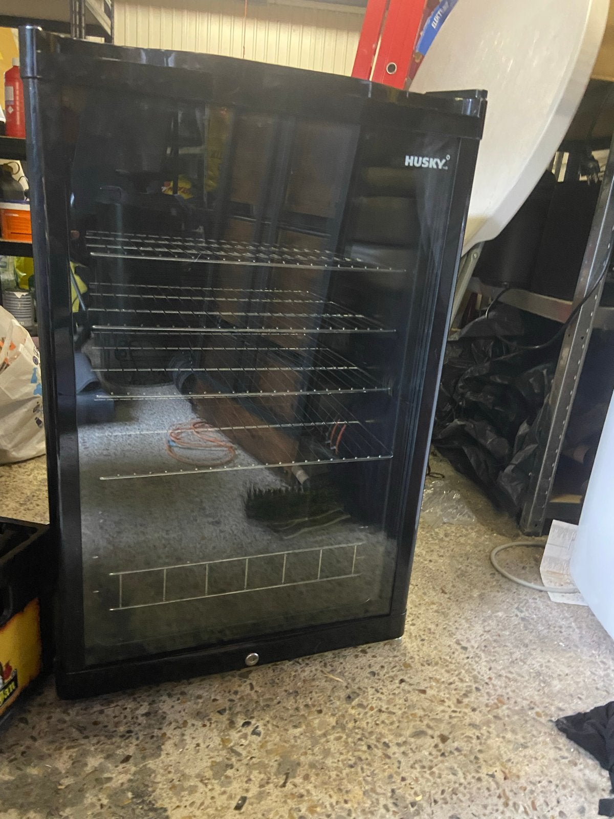 Husky Drankkoelkast met Glazen Deur - Compact en Stijlvol, Witgoed en Apparatuur, Minder dan 45 cm, Minder dan 75 liter, Ophalen