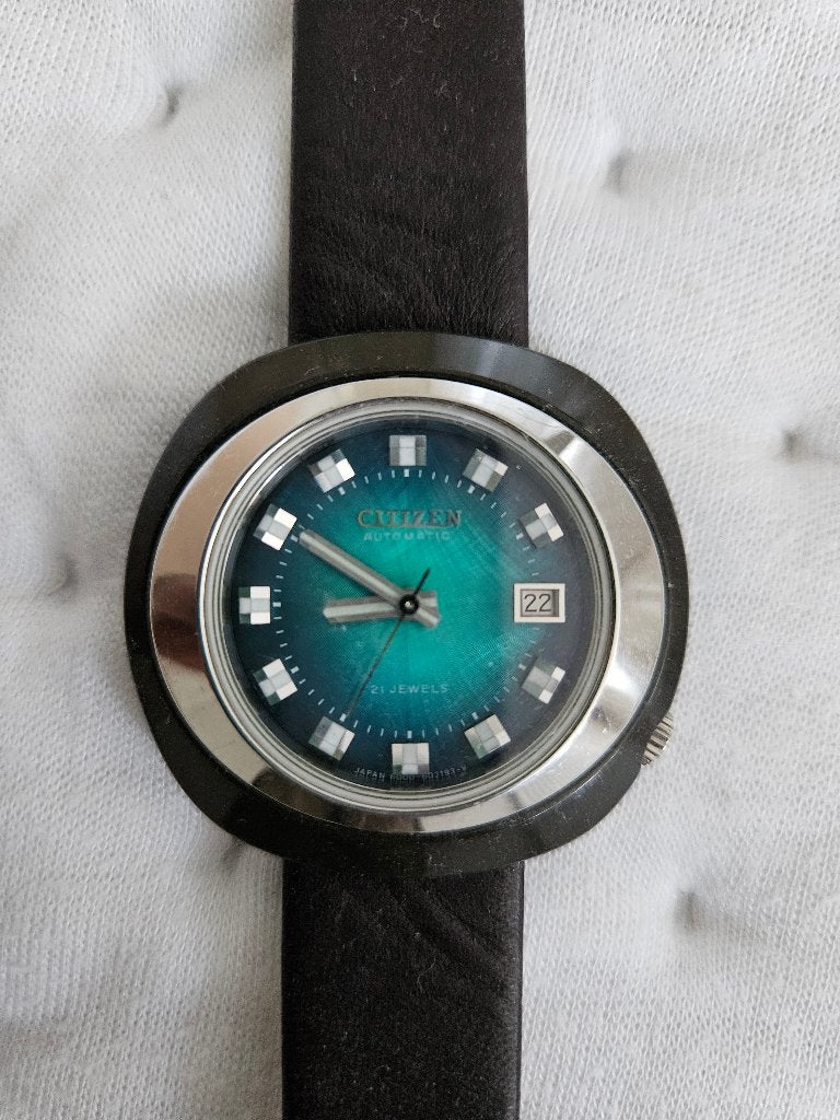 Citizen automaat, Sieraden, Tassen en Uiterlijk, Ophalen, Staal, Met bandje, 1960 of later