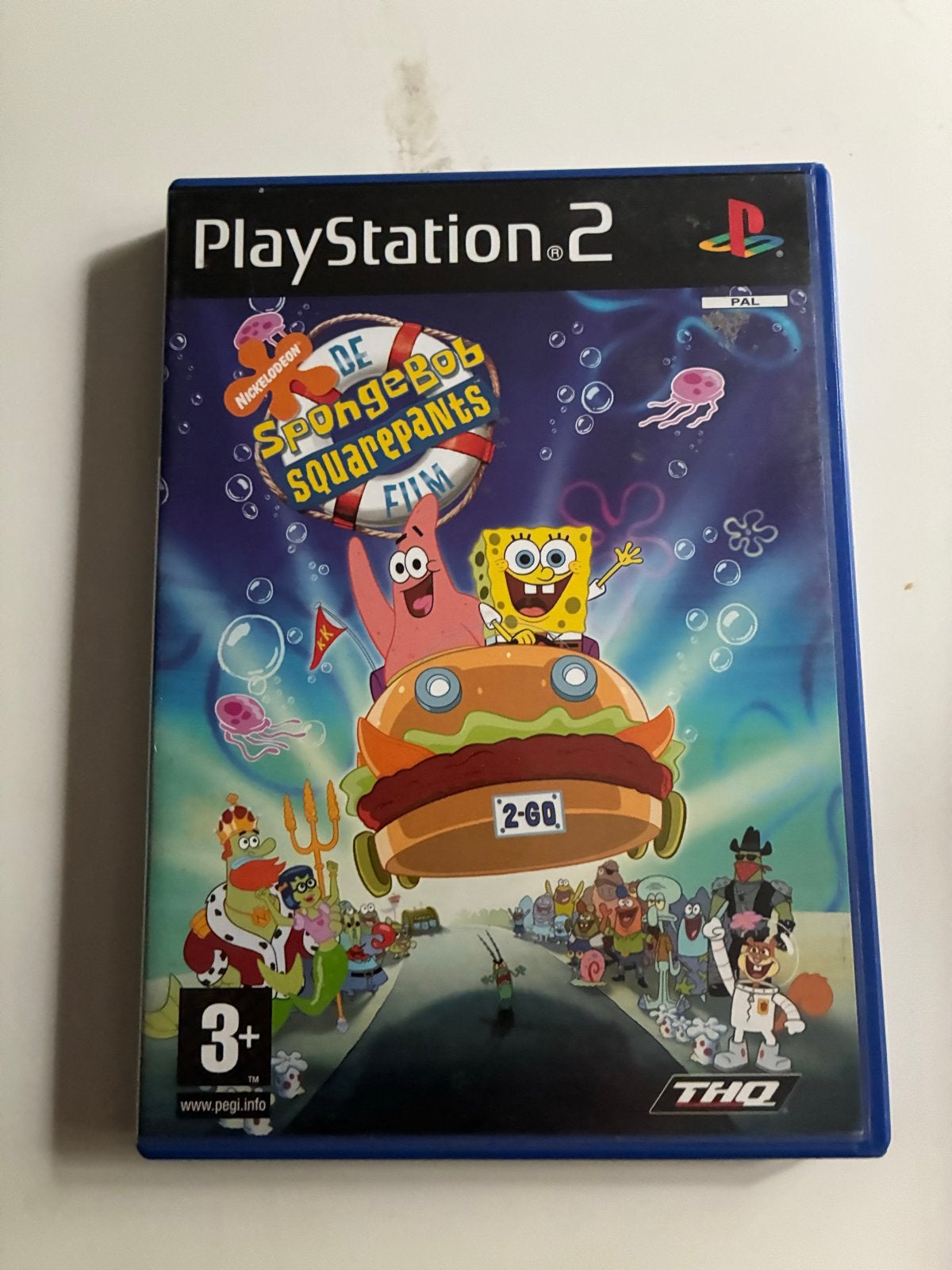 De SpongeBob SquarePants Film - PlayStation 2, Gebruikt, 1 speler, Ophalen of Verzenden, Vanaf 3 jaar