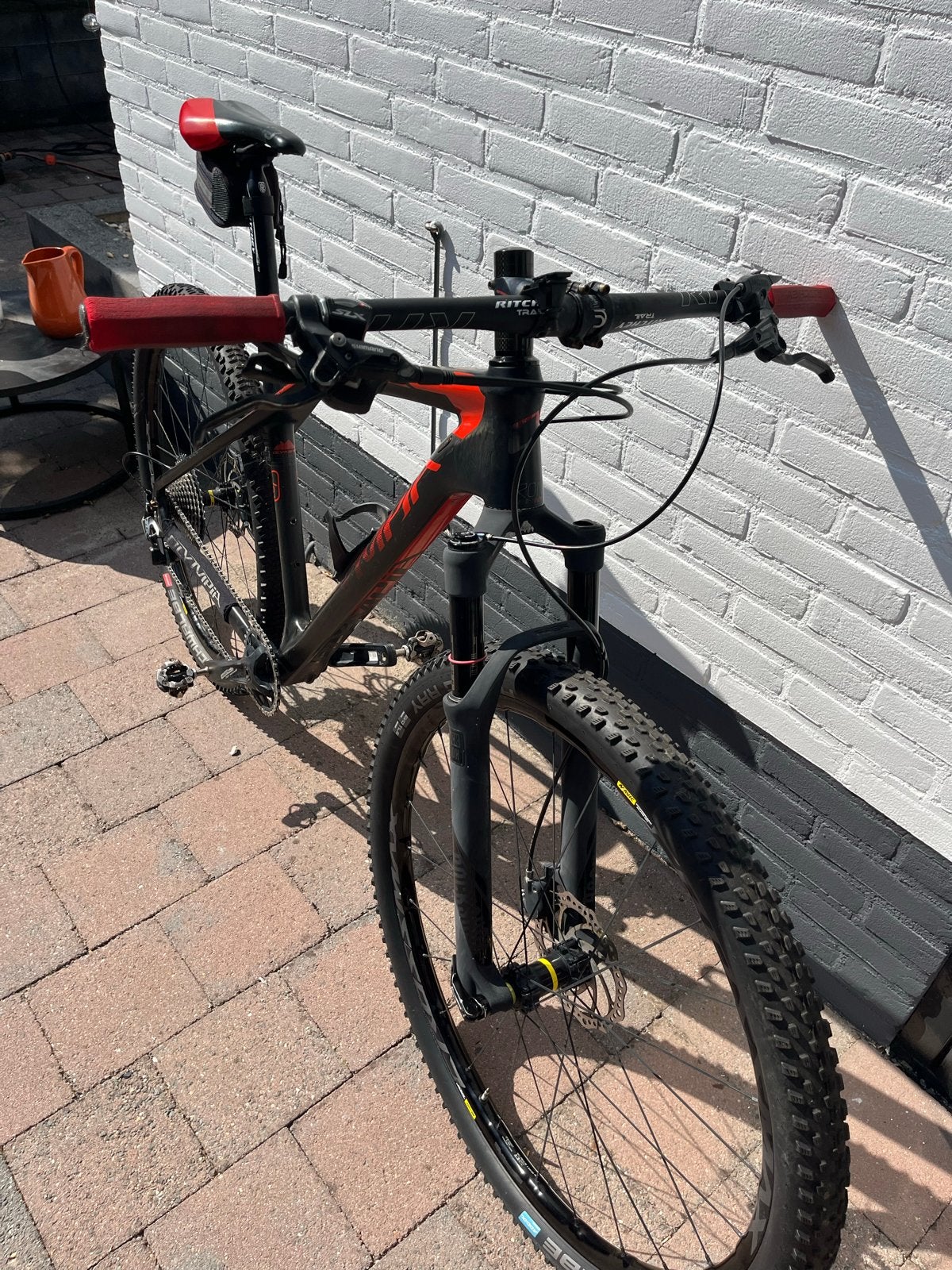 Olympia Carbon Mountainbike Maat L, Fietsen en Brommers, Fietsen | Mountainbikes en ATB, Overige merken, 57 cm of meer, Hardtail