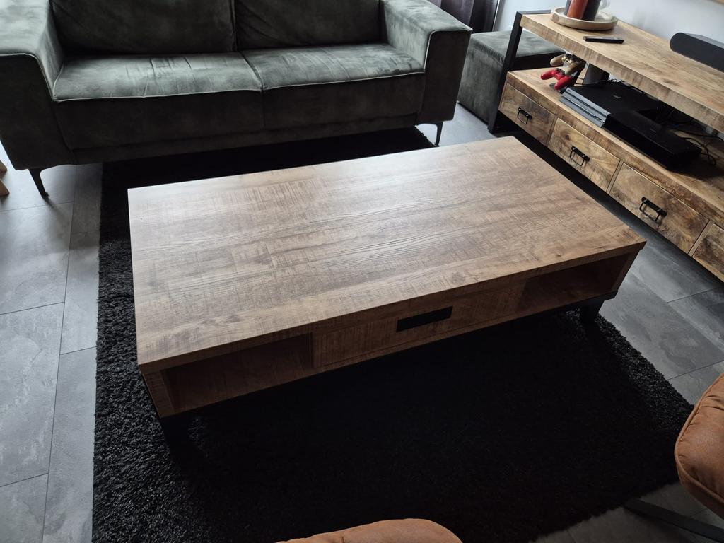 Salontafel mangohout, Huis en Inrichting, Complete inboedels, Ophalen