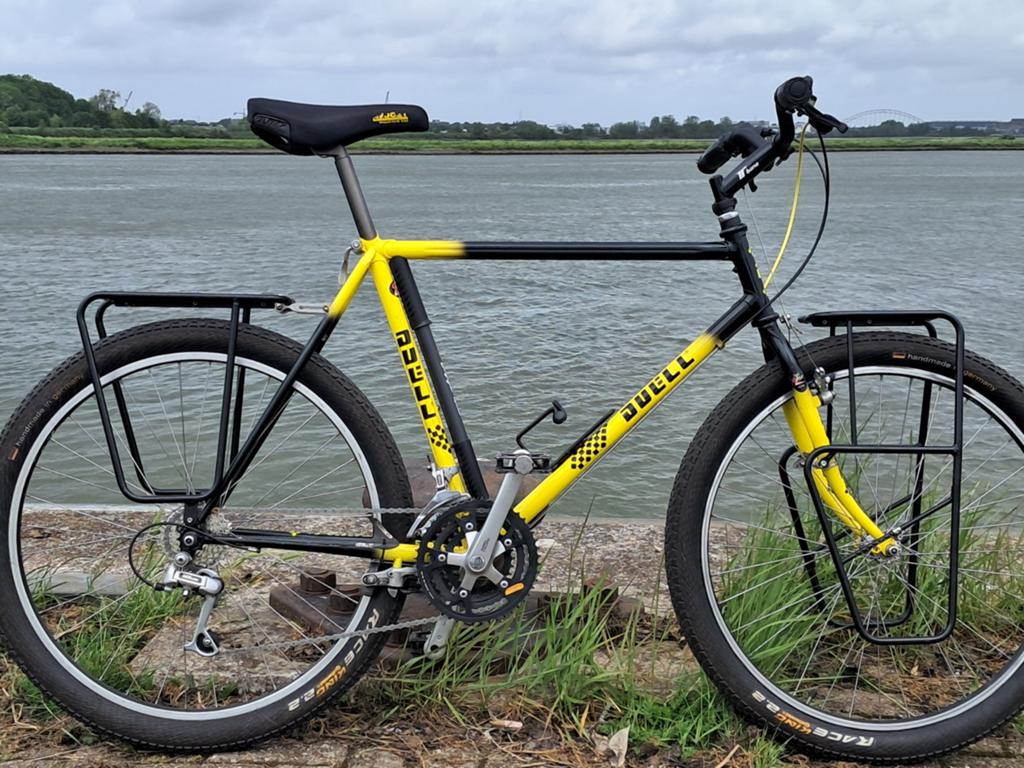 Retro Duell mountainbike, Fietsen en Brommers, Fietsen | Mountainbikes en ATB, Ophalen, Gebruikt, Velgrem, Geen vering