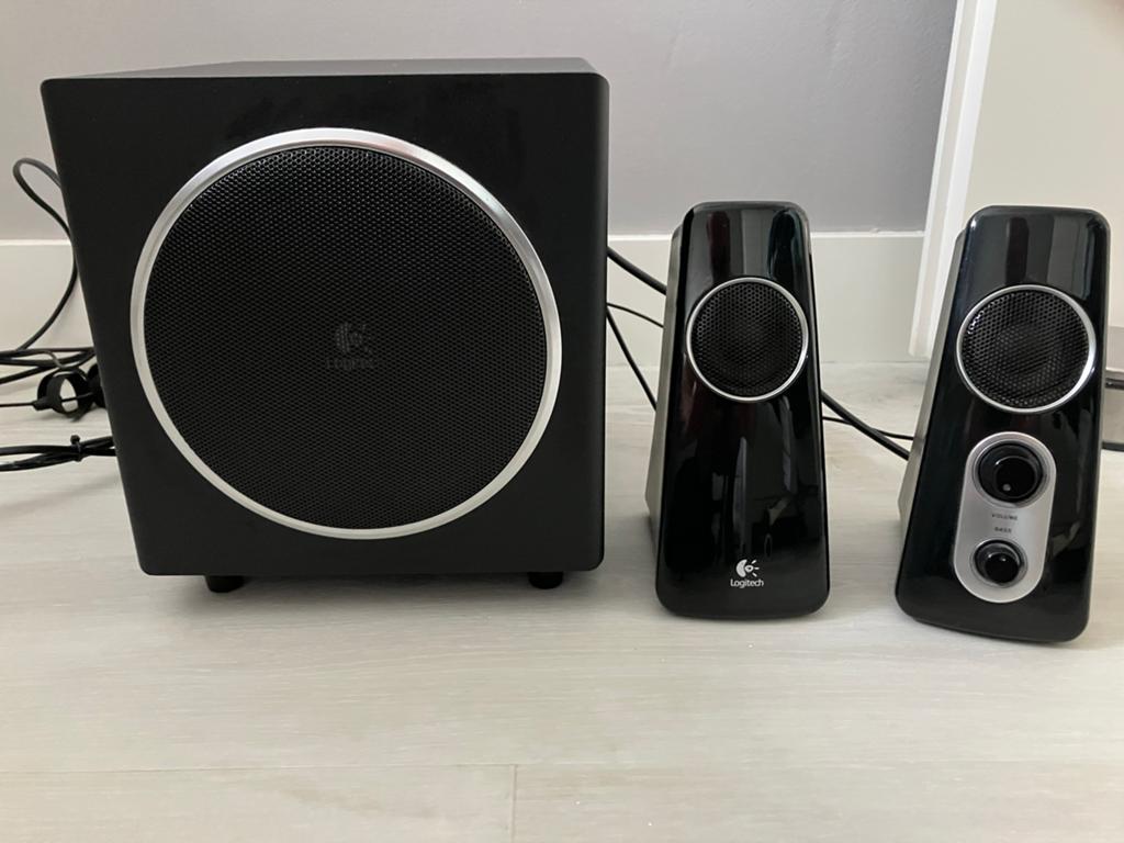 Logitech Z523 2.1 Speakerset met Subwoofer - Ideaal voor Gam, Ophalen, Gebruikt, Audiokanaal 2.1
