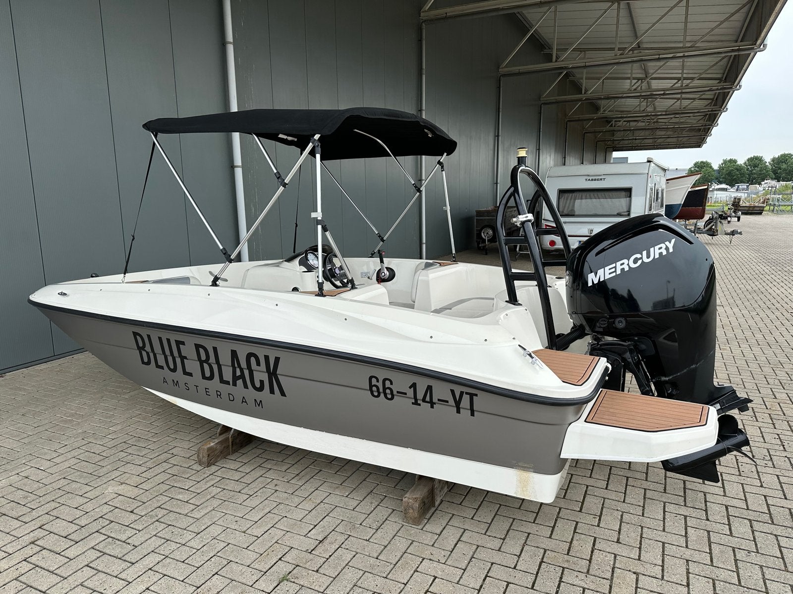 Bayliner element e5 met 100 pk Mercury - Zeer nette staat!, Watersport en Boten, Speedboten, Zo goed als nieuw, Bayliner, Benzine