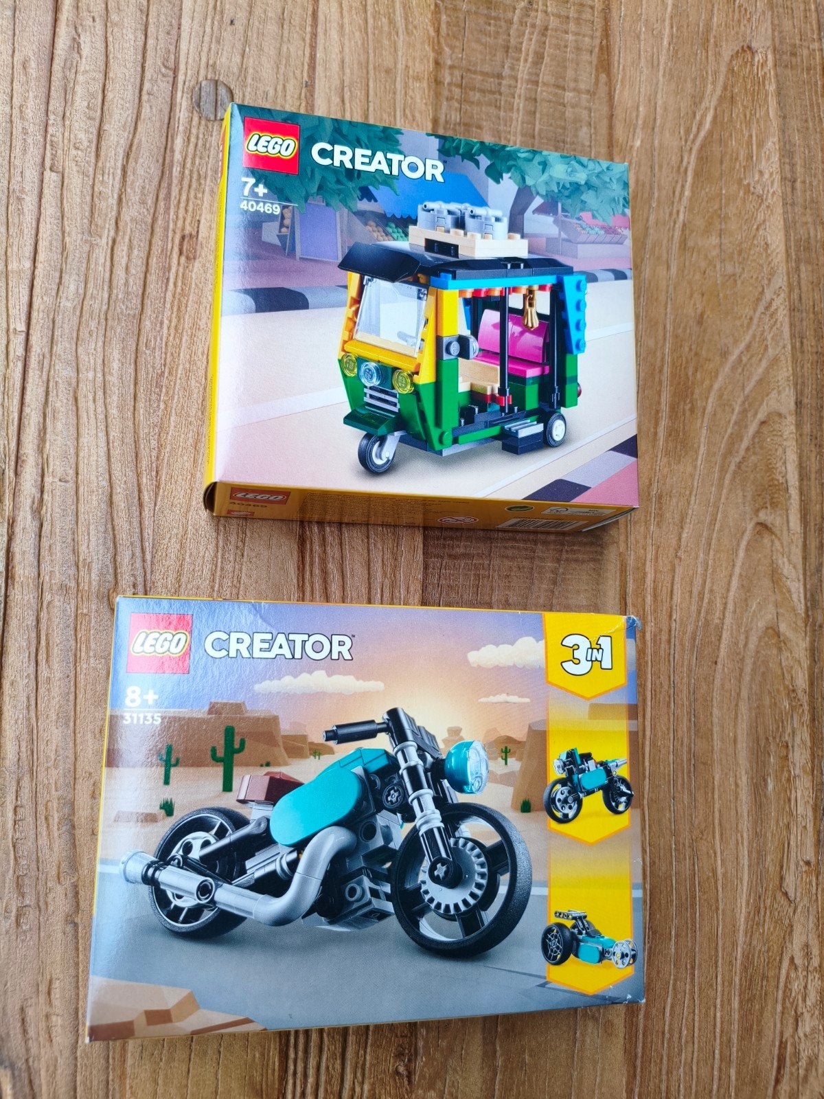 LEGO Creator 31135 Motor en 40469 Tuk Tuk (Nieuw), Ongeopend/sealed, Lego, Nieuw, Ophalen of Verzenden