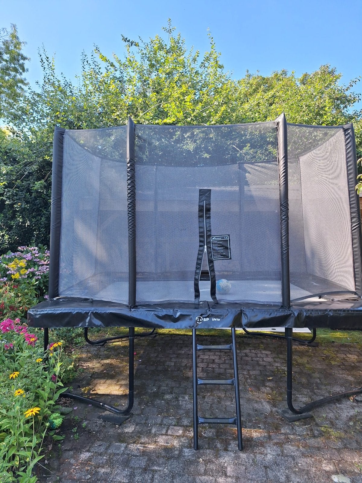 Grote trampoline met veiligheidsnet, Kinderen en Baby's, Speelgoed | Buiten | Trampolines, Ophalen, Gebruikt