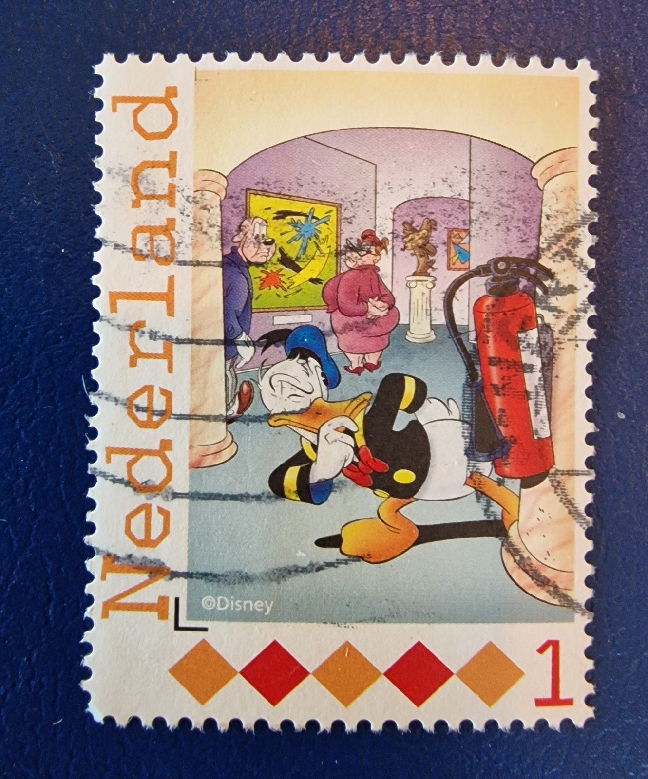 kv1126 Donald Duck persoonlijke postzegel, Postzegels en Munten, Postzegels | Nederland, Ophalen of Verzenden, Na 1940, Gestempeld